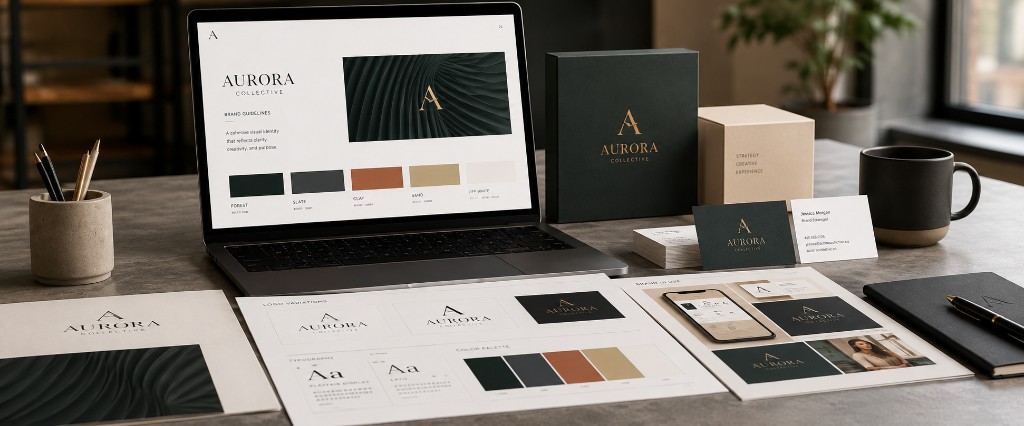 Brand identity for consistent business touchpoints