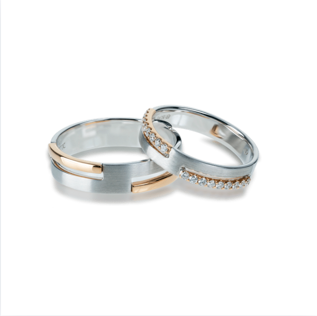 Wedding rings product photography